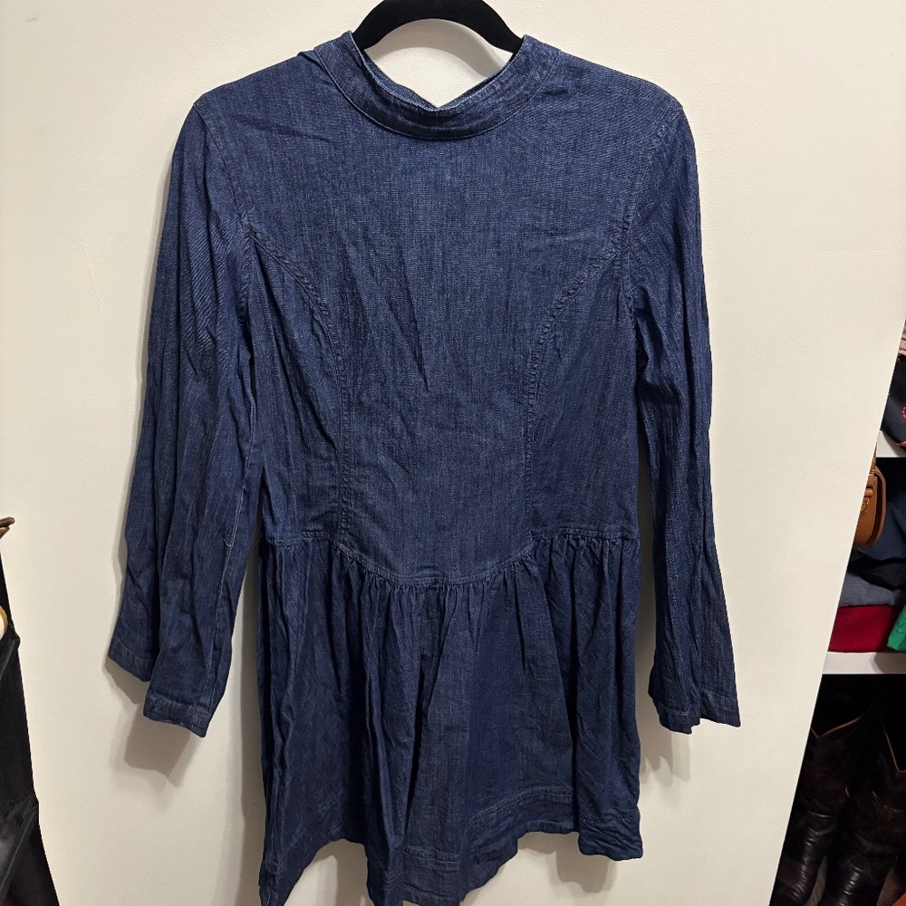 Anthropologie Porridge Denim Dress